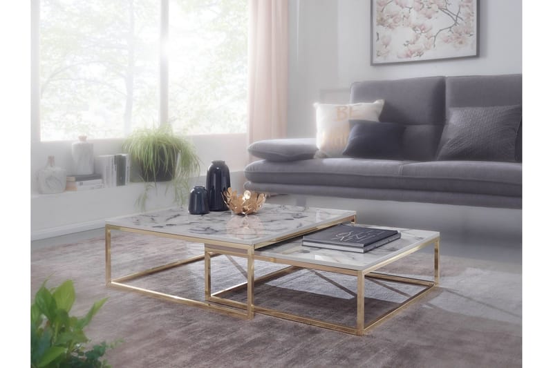 Willowdale Satbord 75 cm Runt - Möbler - Vardagsrum - Soffbord & vardagsrumsbord - Satsbord