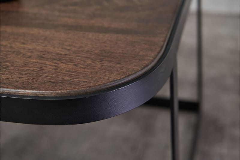 Willowdale Satsbord 60 cm - Teak/Svart - Möbler - Vardagsrum - Soffbord & vardagsrumsbord - Satsbord