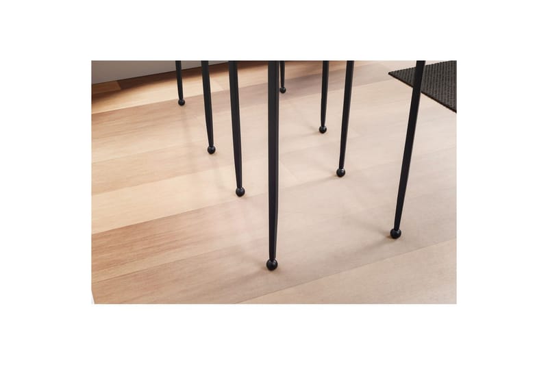 Satsbord Wohnling Set om 2 fyrkantigt glas tunna metallben modern - Möbler - Vardagsrum - Soffbord & vardagsrumsbord - Satsbord
