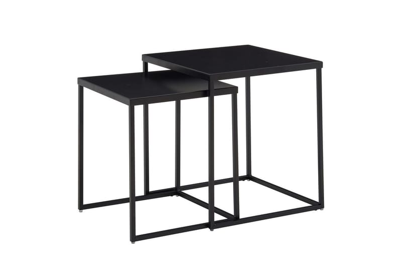 Satsbord Wohnling Set om 2 metall pulverlackerad med metallben modern - Möbler - Vardagsrum - Soffbord & vardagsrumsbord - Satsbord
