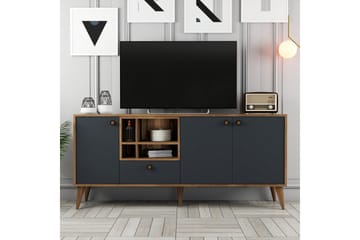 Scone Konsollbord 180 cm - Antracit/Valnöt - Möbler - Vardagsrum - Soffbord & vardagsrumsbord - Avlastningsbord & konsolbord