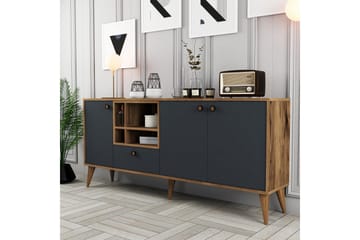Scone Konsollbord 180 cm - Antracit/Valnöt - Möbler - Vardagsrum - Soffbord & vardagsrumsbord - Avlastningsbord & konsolbord