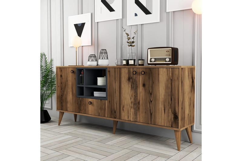 Scone Konsollbord 180 cm - Valnöt - Möbler - Vardagsrum - Soffbord & vardagsrumsbord - Avlastningsbord & konsolbord