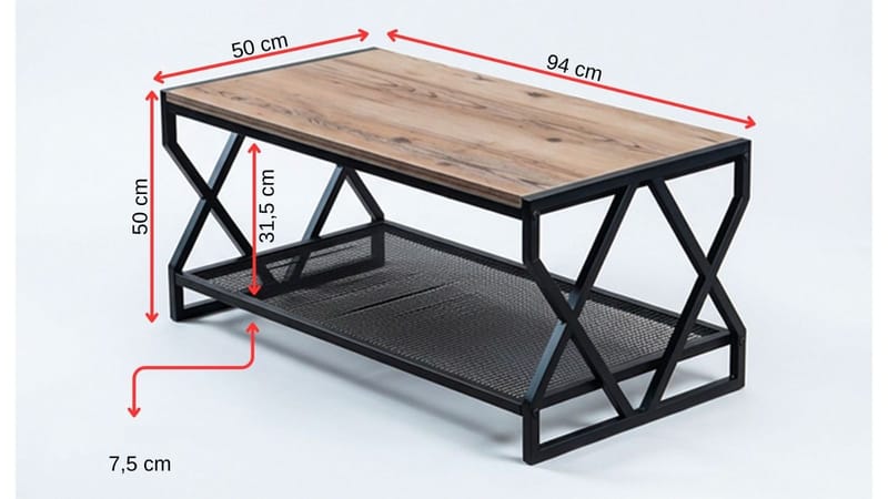 Senvo Soffbord 94 cm - Möbler - Vardagsrum - Soffbord & vardagsrumsbord - Soffbord