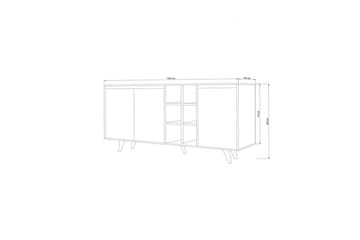Seria Konsollbord 140 cm - Beige - Möbler - Vardagsrum - Soffbord & vardagsrumsbord - Avlastningsbord & konsolbord