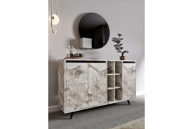 Seria Konsollbord 140 cm - Vit marmor - Möbler - Vardagsrum - Soffbord & vardagsrumsbord - Avlastningsbord & konsolbord