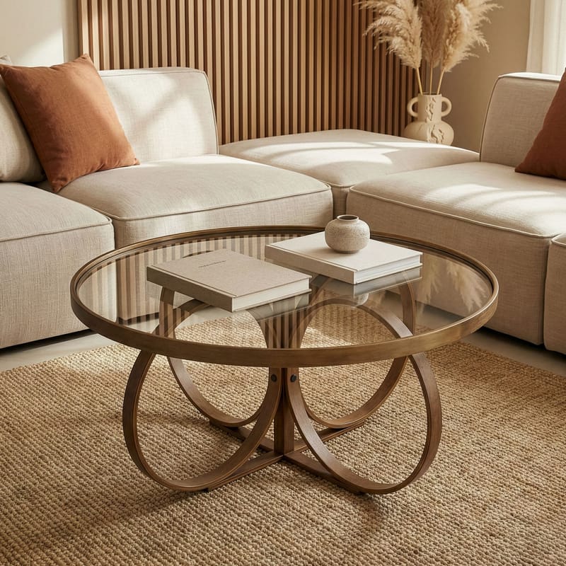 Setira Soffbord 100 cm - Valnöt - Möbler - Vardagsrum - Soffbord & vardagsrumsbord - Soffbord