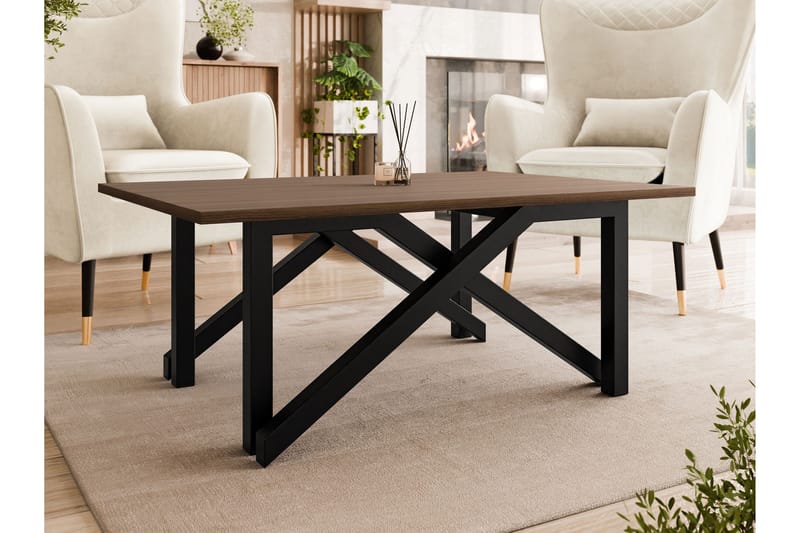 Seyloren Soffbord 100 cm - Brun/Svart - Möbler - Vardagsrum - Soffbord & vardagsrumsbord - Soffbord