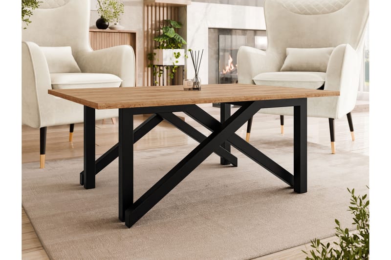 Seyloren Soffbord 100 cm - Brun/Svart - Möbler - Vardagsrum - Soffbord & vardagsrumsbord - Soffbord