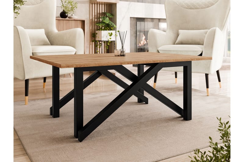 Seyloren Soffbord 100 cm - Brun/Svart - Möbler - Vardagsrum - Soffbord & vardagsrumsbord - Soffbord