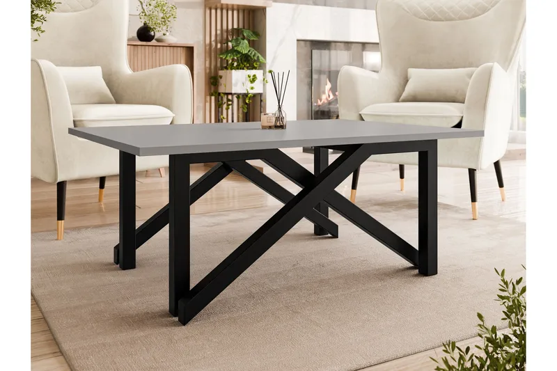 Seyloren Soffbord 100 cm - Svart/Grå - Möbler - Vardagsrum - Soffbord & vardagsrumsbord - Soffbord