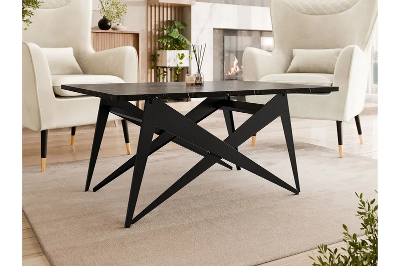 Seyloren Soffbord 90 cm - Svart - Möbler - Vardagsrum - Soffbord & vardagsrumsbord - Soffbord