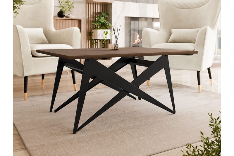 Seyloren Soffbord 90 cm - Svart/Brun - Möbler - Vardagsrum - Soffbord & vardagsrumsbord - Soffbord