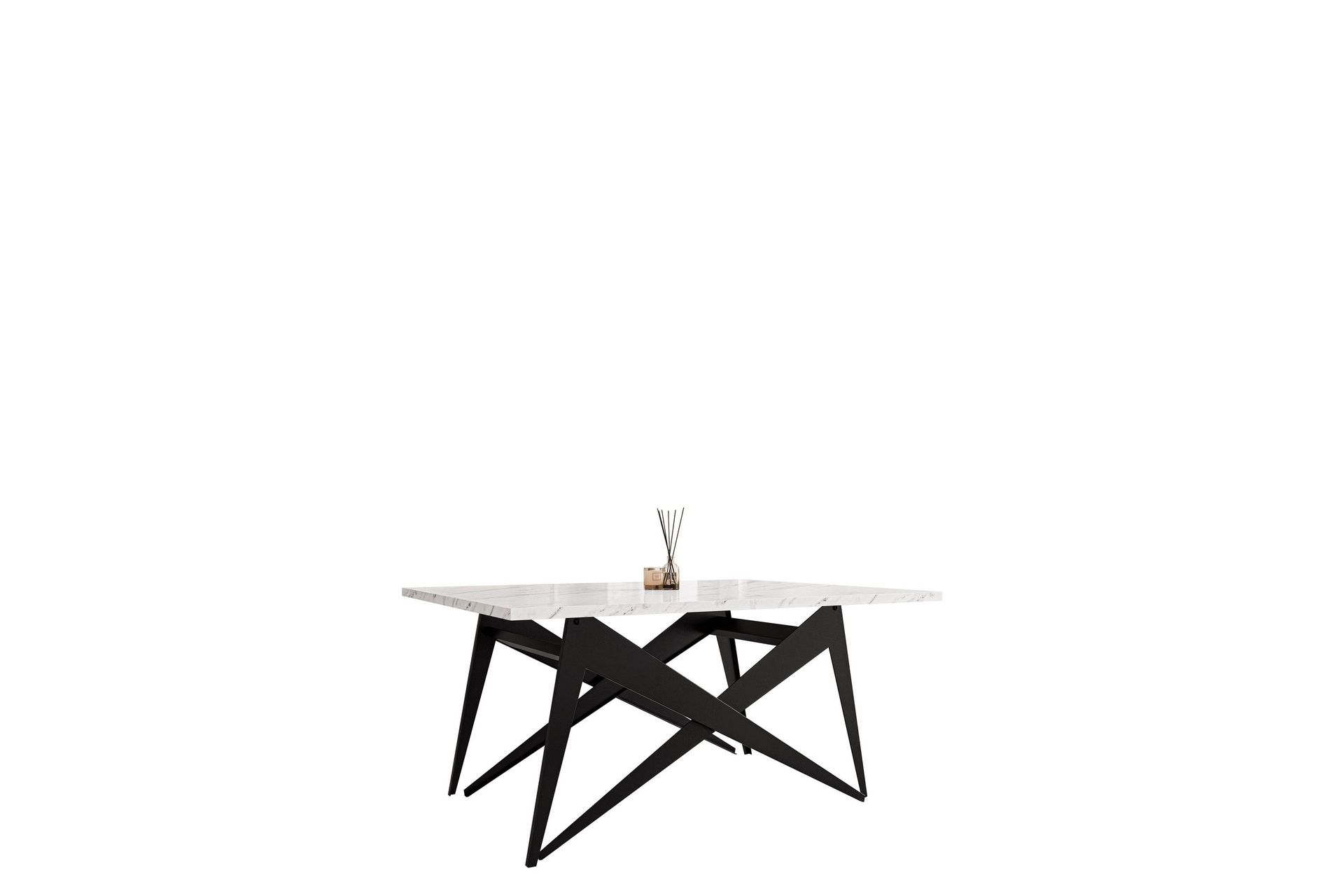 Seyloren Soffbord 90 cm - Svart/Vit