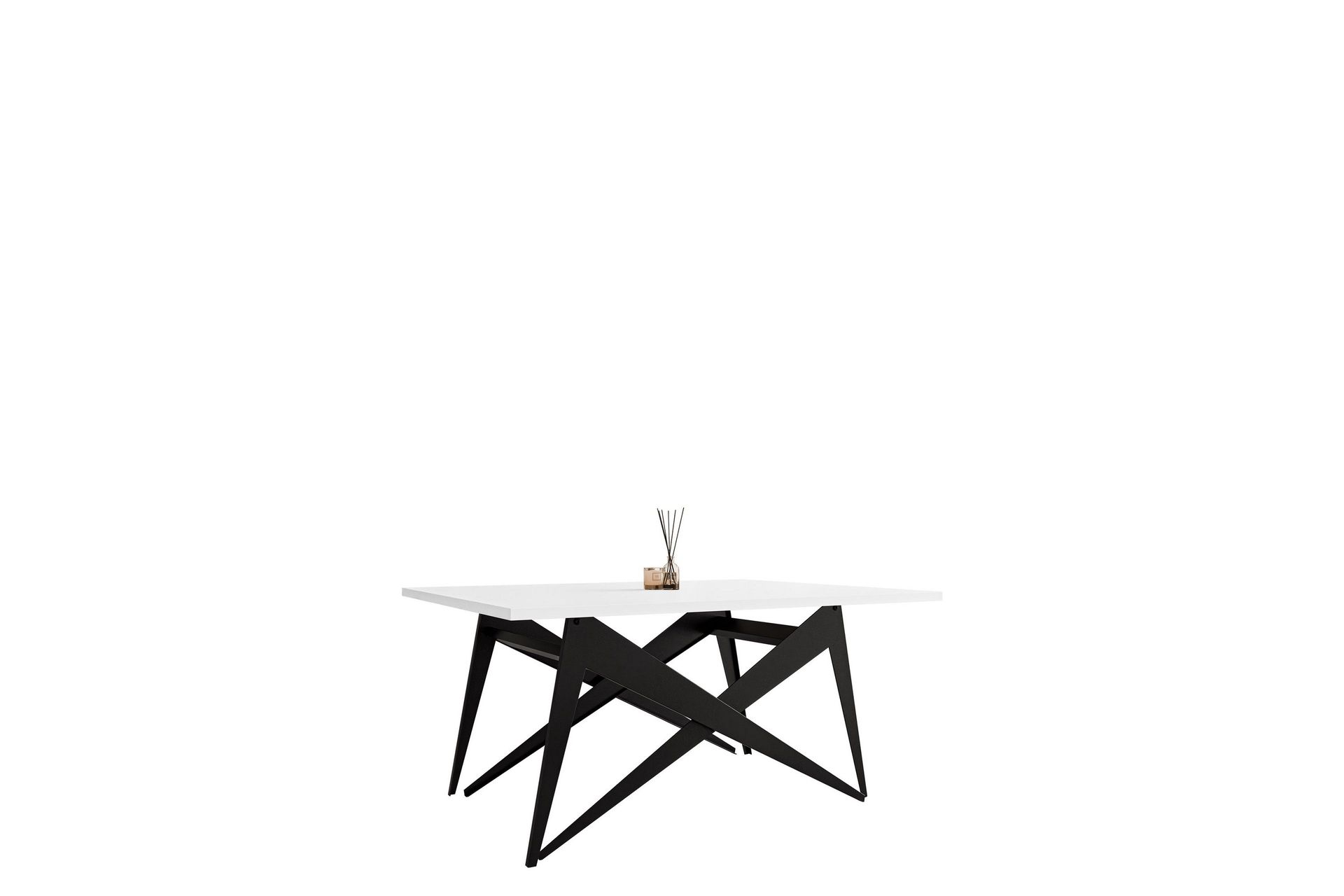 seyloren soffbord 90 cm - svart/vit