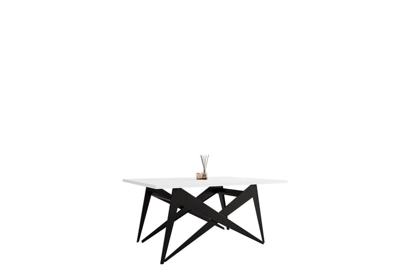 Seyloren Soffbord 90 cm, Svart/Vit