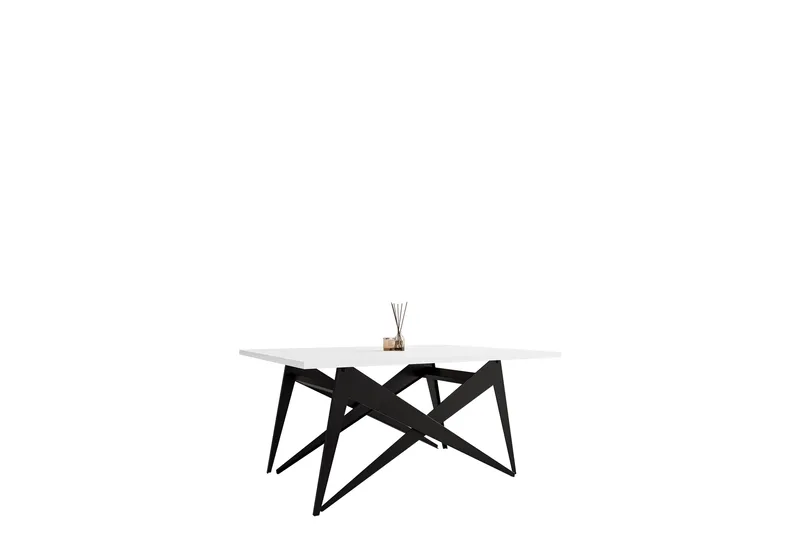 Seyloren Soffbord 90 cm, Svart/Vit