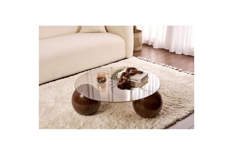 Sibas Soffbord 85 cm - Brun - Möbler - Vardagsrum - Soffbord & vardagsrumsbord - Soffbord