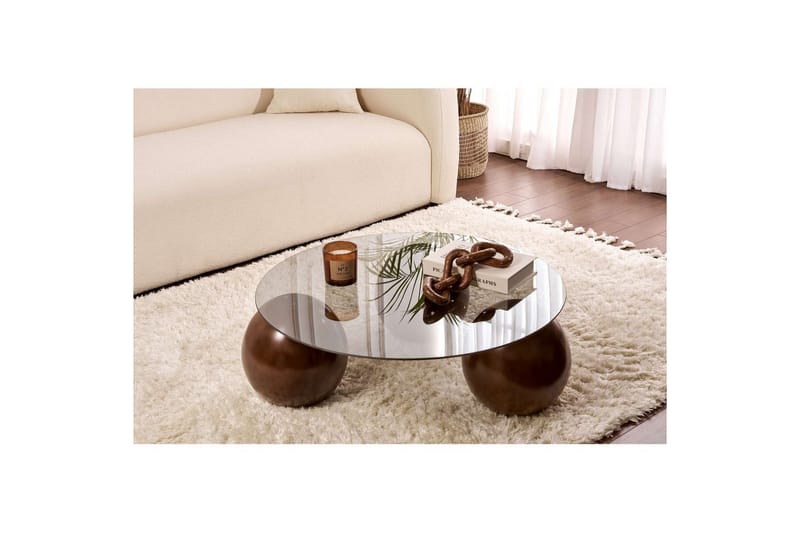 Sibas Soffbord 85 cm - Brun - Möbler - Vardagsrum - Soffbord & vardagsrumsbord - Soffbord