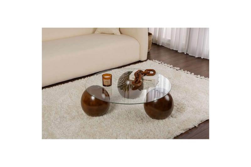 Sibas Soffbord 85 cm - Brun - Möbler - Vardagsrum - Soffbord & vardagsrumsbord - Soffbord