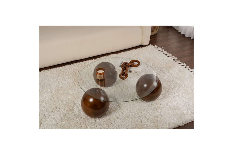 Sibas Soffbord 85 cm - Brun - Möbler - Vardagsrum - Soffbord & vardagsrumsbord - Soffbord