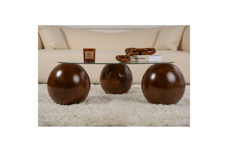 Sibas Soffbord 85 cm - Brun - M öbler - Vardagsrum - Soffbord & vardagsrumsbord - Soffbord