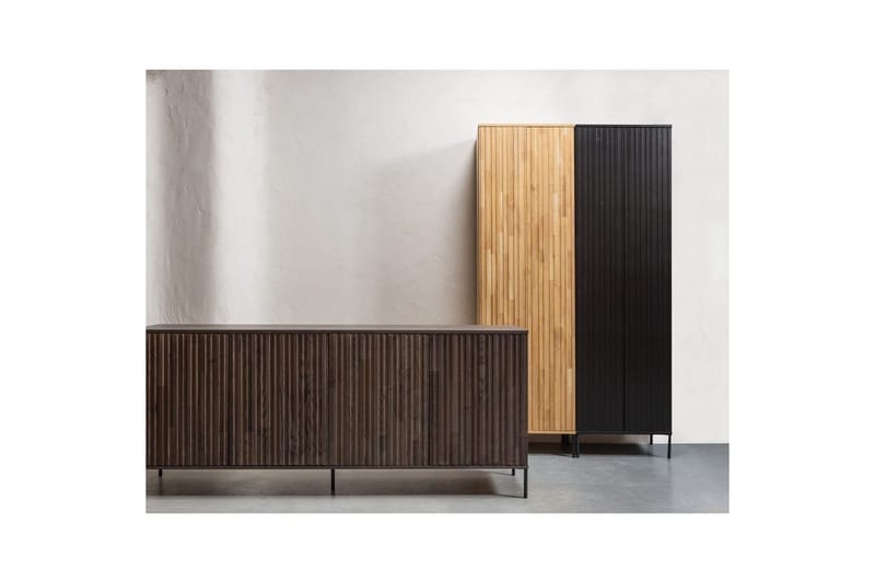 Sideboard New Gravure - Espresso, Askfaner - Möbler - Vardagsrum - Soffbord & vardagsrumsbord - Avlastningsbord & konsolbord
