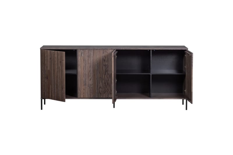 Sideboard New Gravure - Espresso, Askfaner - Möbler - Vardagsrum - Soffbord & vardagsrumsbord - Avlastningsbord & konsolbord