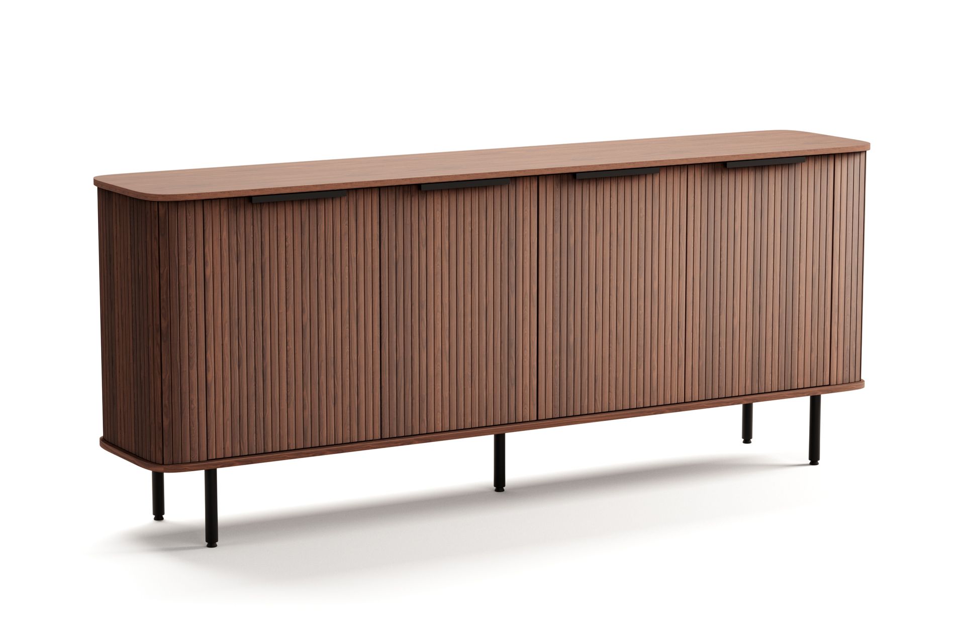 Kopparbo Sideboard Valnöt - Mörkbrunt valnötsträ - Förvaring - Förvaringsmöbler - Skänkar & sideboards