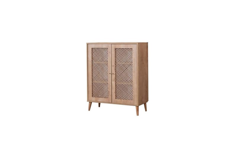 Sideboard Velin Vit / Ek - Vit / Ek - Möbler - Vardagsrum - Soffbord & vardagsrumsbord - Avlastningsbord & konsolbord
