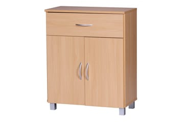 Sideboard Wohnling Folierad spånskiva 60 x 75 cm 2 dörrar 1 låda modern stil - Förvaring - Förvaringsmöbler - Skänkar & sideboards