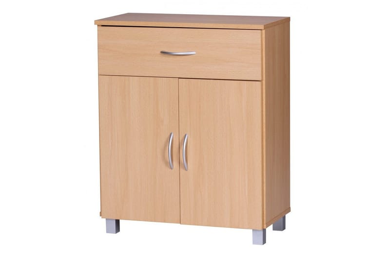 Sideboard Wohnling Folierad spånskiva 60 x 75 cm 2 dörrar 1 låda modern stil - Förvaring - Förvaringsmöbler - Skänkar & sideboards