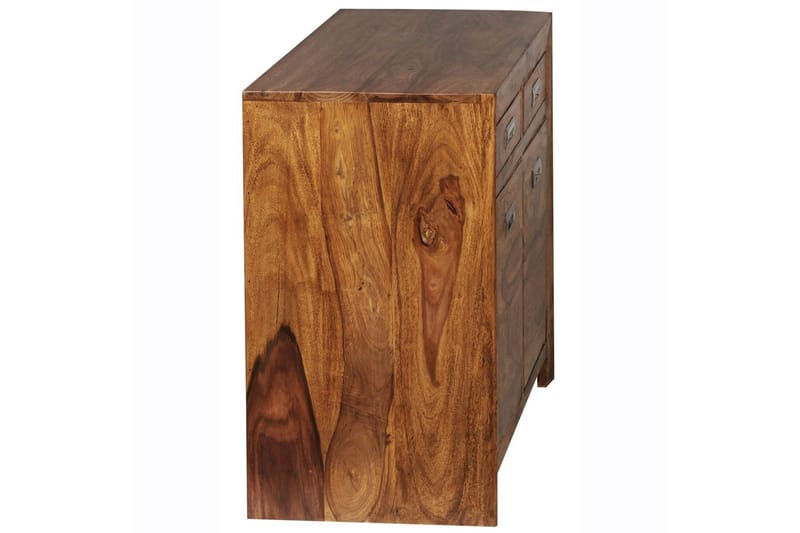 Sideboard Wohnling Massivt trä 90 cm 2 dörrar 2 lådor Lantstil - Möbler - Vardagsrum - Soffbord & vardagsrumsbord - Avlastningsbord & konsolbord