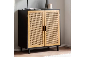 Sideboard Wohnling Melaminbelagd MDF 80 cm 2 dörrar med wienerflätning modern - Förvaring - Förvaringsmöbler - Skänkar & sideboards