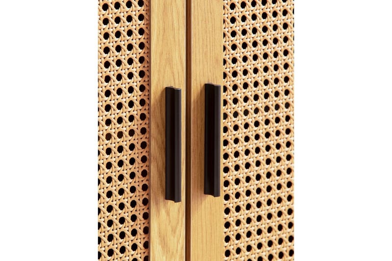 Sideboard Wohnling Melaminbelagd MDF 80 cm 2 dörrar med wienerflätning modern - Möbler - Vardagsrum - Soffbord & vardagsrumsbord - Avlastningsbord & konsolbord