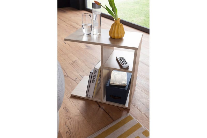 Sido bord Wohnling folierad spånskiva 50 cm, modern loftstil Sonoma - Sonoma - Möbler - Vardagsrum - Soffbord & vardagsrumsbord - Brickbord