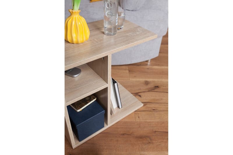 Sido bord Wohnling folierad spånskiva 50 cm, modern loftstil Sonoma - Sonoma - Möbler - Vardagsrum - Soffbord & vardagsrumsbord - Brickbord