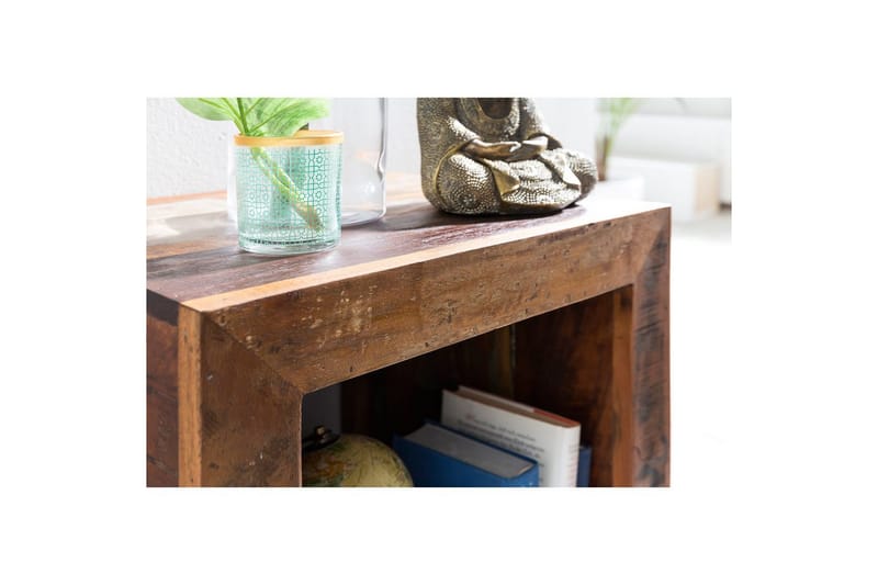 Sido bord Wohnling Massivt återvunnet trä Kolkutta kube Industriell - Möbler - Vardagsrum - Soffbord & vardagsrumsbord - Brickbord