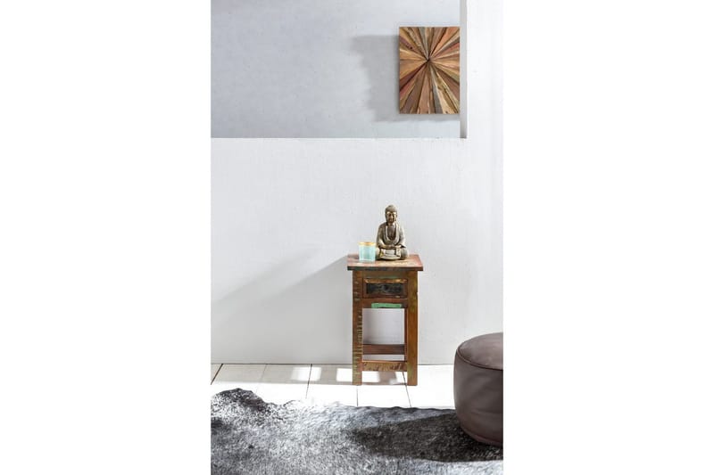 Sido bord Wohnling Massivt återvunnet trä Kolkutta låda Industriell - Möbler - Vardagsrum - Soffbord & vardagsrumsbord - Brickbord