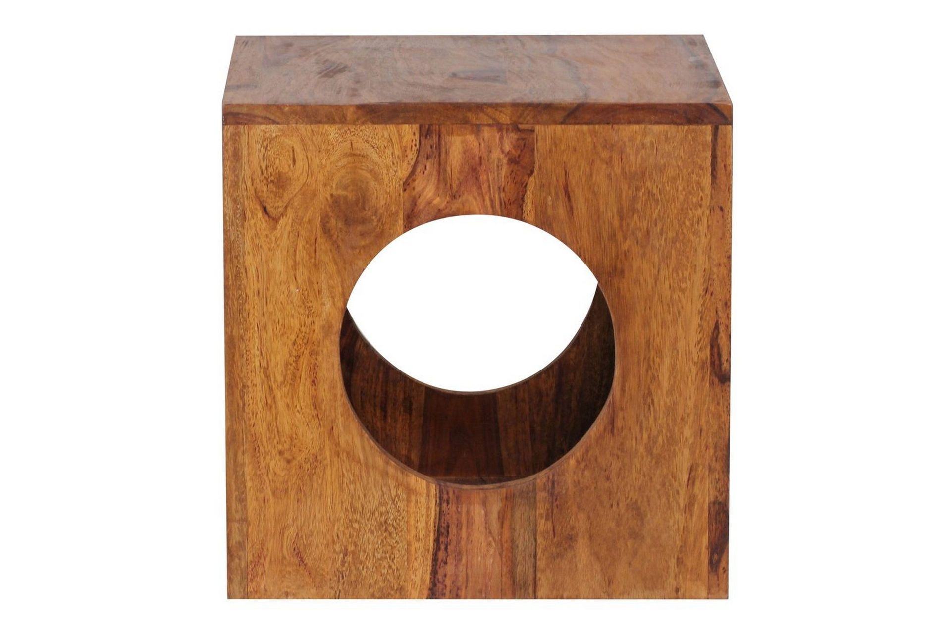 sido bord wohnling massivt trä kub förvaringsutrymme lantstil -