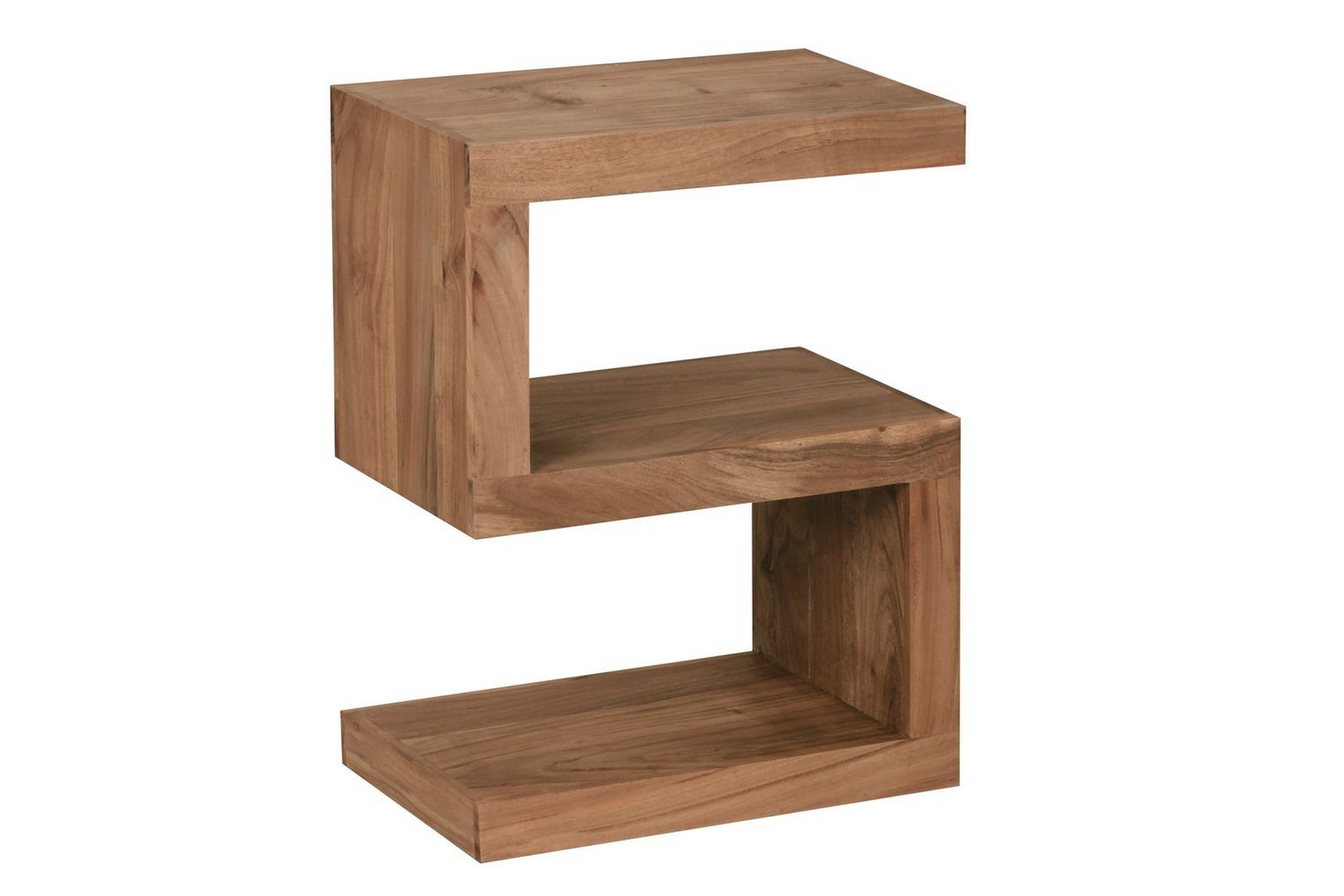 sido bord wohnling massivt trä, s-kub, lantlig stil akacia - akacia