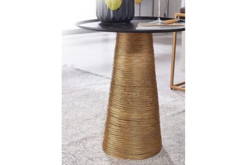 Sido bord Wohnling Metall Rund 40 cm Brickoptik Bordsskiva Modern - Möbler - Vardagsrum - Soffbord & vardagsrumsbord - Brickbord