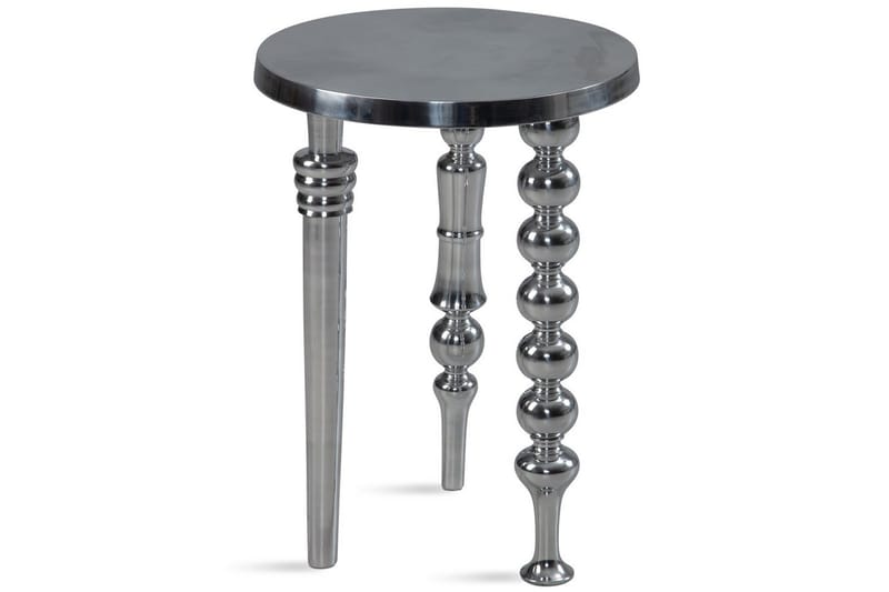 Sido bord Wohnling Metall Rund 44 cm med 3 Olika Ben Modern - Möbler - Vardagsrum - Soffbord & vardagsrumsbord - Brickbord