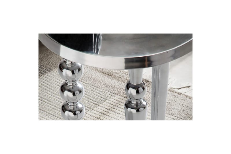 Sido bord Wohnling Metall Rund 44 cm med 3 Olika Ben Modern - Möbler - Vardagsrum - Soffbord & vardagsrumsbord - Brickbord