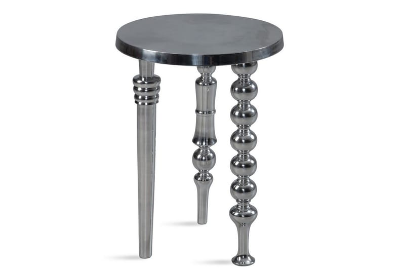 Sido bord Wohnling Metall Rund 44 cm med 3 Olika Ben Modern - Möbler - Vardagsrum - Soffbord & vardagsrumsbord - Brickbord
