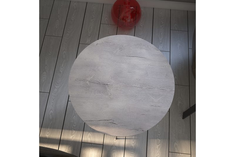ALSBO Sidobord 40 cm Brun - Vit - Möbler - Vardagsrum - Soffbord & vardagsrumsbord - Sidobord & lampbord