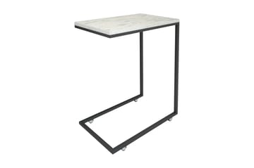 ARENNA Sidobord 46 cm Svart/Vit