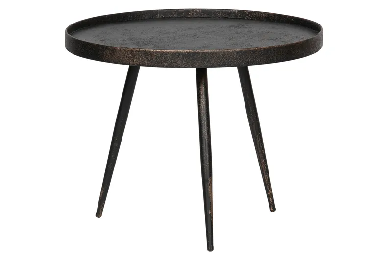 Arnould Sidobord 58 cm Runt - Guld - Möbler - Vardagsrum - Soffbord & vardagsrumsbord - Sidobord & lampbord