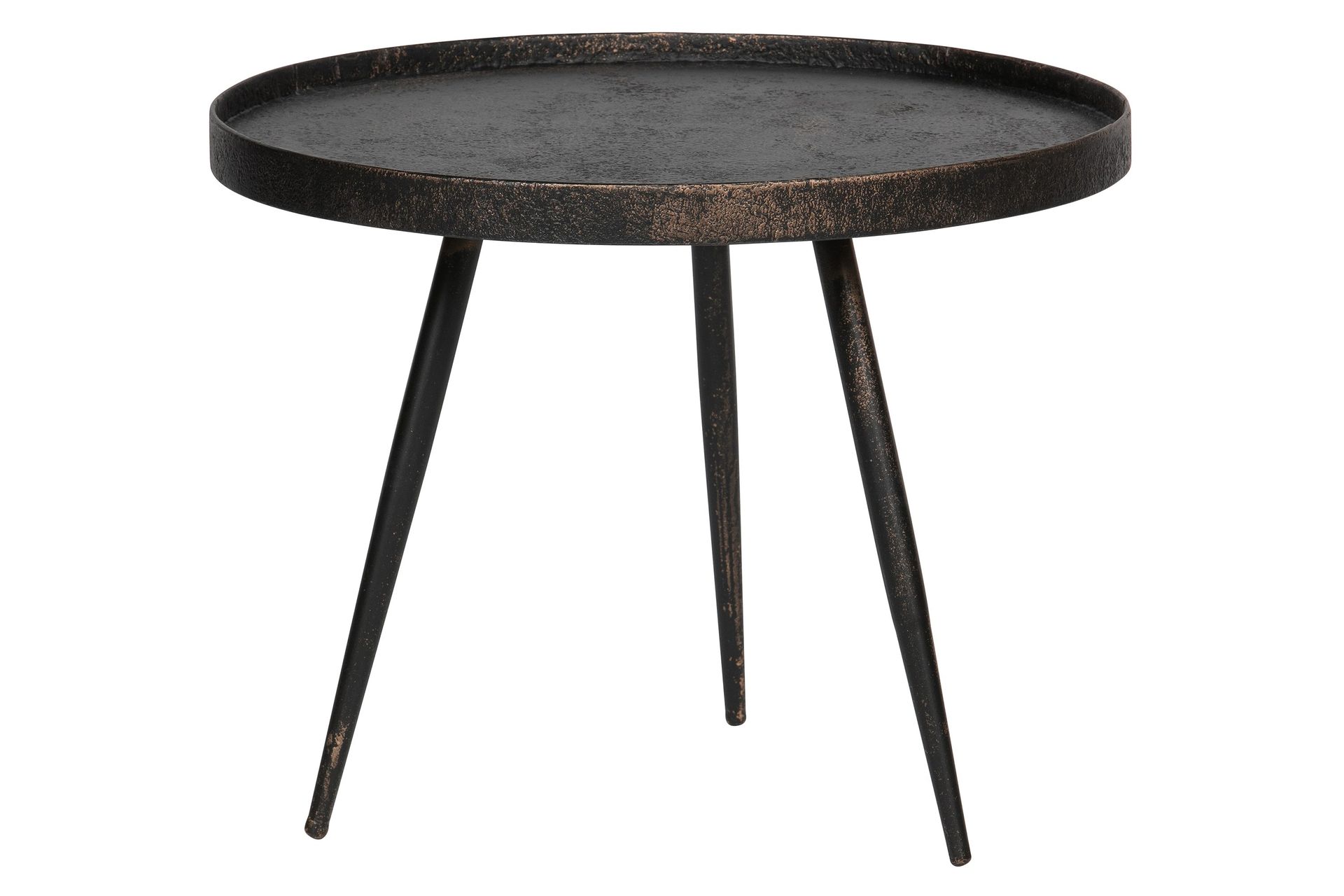 arnould sidobord 58 cm runt - guld