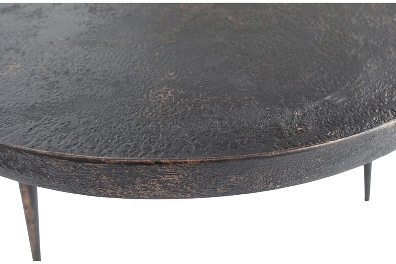 Arnould Sidobord 76 cm Runt - Guld - Möbler - Vardagsrum - Soffbord & vardagsrumsbord - Sidobord & lampbord